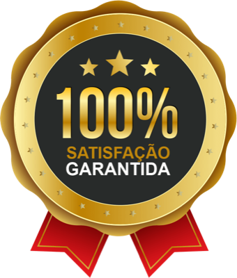 Selo 100% satisfação garantida